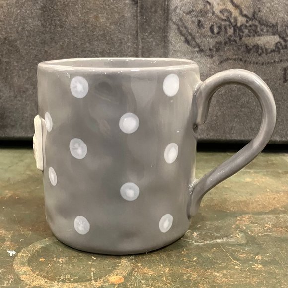 Mud Pie Oh Happy Day 16oz Ceramic Mug NWT - Picture 4 of 6